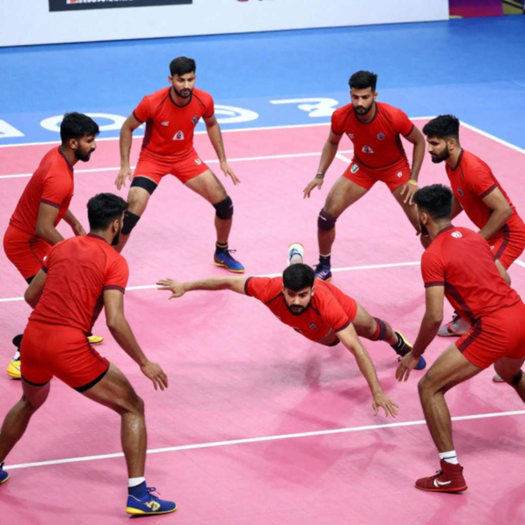 जो टीम एक रेड भी नहीं कर पाई, वह चौथे नंबर पर: अहमदाबाद में कॉमनवेल्थ कबड्डी की पहली रात ने तालिका से ज़्यादा ख़ामोशी बताई